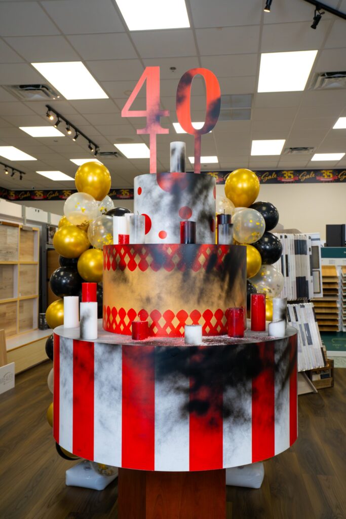 The cake after the gag