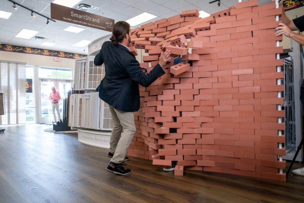 Breaking through the wall