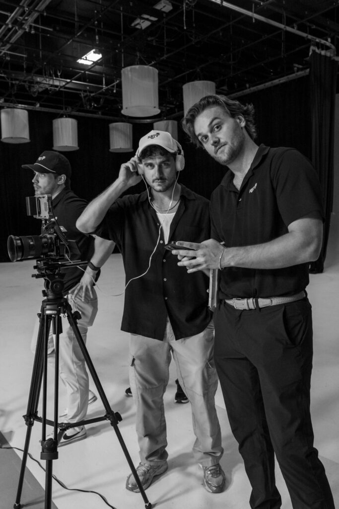 Crew on set